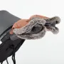Manusi calduroase pentru carucior, Petite&Mars, Furry, Cu blanita detasabila, Pentru vremea rece, Potrivite pentru orice carucior, Impermeabile, Inchidere prin capse, Pastel Peach - 4