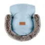 Manusi calduroase pentru carucior, Petite&Mars, Furry, Cu blanita detasabila, Pentru vremea rece, Potrivite pentru orice carucior, Impermeabile, Inchidere prin capse, Sky Whisper