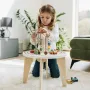 Masuta Montessori cu activitati, Free2Play, Cu multiple activitati, Dezvolta coordonarea ochi-mana, Din lemn, 18 luni+, Think and Play - 8