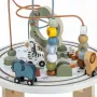 Masuta Montessori cu activitati, Free2Play, Cu multiple activitati, Dezvolta coordonarea ochi-mana, Din lemn, 18 luni+, Think and Play - 15