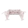 Aparatoare pentru patut, MimiNu, Din bumbac certificat Oeko Tex Standard 100, 180x30 cm, Cu panglici, Design, Little Ballerina Pink - 1