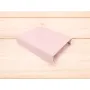 Cearceaf cu elastic, MimiNu, Pentru pat 160x80 cm, Din bumbac certificat Oeko Tex Standard 100, Colectia Royal, Powder Pink - 2