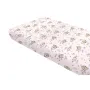 Cearceaf cu elastic, MimiNu, Pentru pat 160x80 cm, Din bumbac certificat Oeko Tex Standard 100, Design, Little Ballerina Pink - 1
