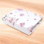 Cearceaf cu elastic, MimiNu, Pentru patut 120X60 cm, Din bumbac certificat Oeko Tex Standard 100, Design, Pink Ballerina - 3