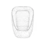 Cosulet bebelus, MimiNu, Pentru dormit, Baby Cocoon 75x55 cm, Husa 100% bumbac, Din bumbac certificat Oeko Tex Standard 100, Mini Gray Stars - 1