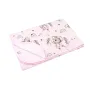 Paturica moale, MimiNu, Cu doua fete, Dimensiune 75x100 cm, Din bumbac certificat Oeko Tex Standard 100, Design, Little Ballerina Pink - 1