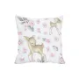 Perna clasica de dormit, MimiNu, Cu husa detasabila cu fermoar, Din bumbac certificat Oeko Tex Standard 100, 40x40 cm, Sweet Deer Pink - 1
