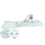Prosop cu gluga, MimiNu, Mare, Dimensiune 100x100 cm, Din bumbac si thermo fleece, Materiale certificate Oeko Tex Standard 100, Lulu Natural - 1