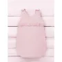 Sac de dormit, MimiNu, Pentru bebelusi, De iarna, Cu volanase, Din bumbac certificat Oeko Tex Standard 100, Cu fermoar lateral, Cu capse pe umar, 70 cm, 0 - 6 luni, 2.5 Tog, Colectia Royal, Powder Pink - 2