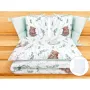 Lenjerie patut cu 6 piese, MimiNu, Pentru patut 120x60 cm, Cu pilota si perna, Cu doua aparatori laterale, Din bumbac certificat Oeko Tex Standard 100, Lulu Natural - 10
