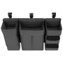 Organizator multifunctional, Lionelo, Sidepocket L, 58x11x58 cm, 3 parti independente cu multiple buzunare, Universal, Constructie ranforsata, Gri - 9