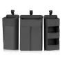 Organizator multifunctional, Lionelo, Sidepocket L, 58x11x58 cm, 3 parti independente cu multiple buzunare, Universal, Constructie ranforsata, Gri - 6