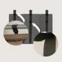 Organizator multifunctional, Lionelo, Sidepocket L, 58x11x58 cm, 3 parti independente cu multiple buzunare, Universal, Constructie ranforsata, Gri - 15