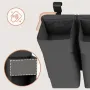 Organizator multifunctional, Lionelo, Sidepocket L, 58x11x58 cm, 3 parti independente cu multiple buzunare, Universal, Constructie ranforsata, Gri - 16