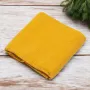 Paturica moale bebe, New Baby, Cu multiple intrebuintari, 60x60 cm, Din muselina, 100% bumbac, Mustard - 2