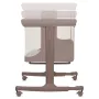 Patut co-sleeper, Lionelo, Aurora, 3 in 1, Cu leganare si setare unghiulara, Saltea cu densitate T25 si geanta transport, Reglabil in 5 pozitii pe inaltime, Pana la 9 kg, 0 luni+, 85x60x66 cm, EN 1130:2019+AC:2020, EN 16890:2, Bej Taupe - 6