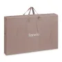 Patut co-sleeper, Lionelo, Aurora, 3 in 1, Cu leganare si setare unghiulara, Saltea cu densitate T25 si geanta transport, Reglabil in 5 pozitii pe inaltime, Pana la 9 kg, 0 luni+, 85x60x66 cm, EN 1130:2019+AC:2020, EN 16890:2, Bej Taupe - 9
