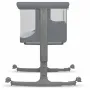 Patut co-sleeper, Lionelo, Aurora, 3 in 1, Cu leganare si setare unghiulara, Saltea cu densitate T25 si geanta transport, Reglabil in 5 pozitii pe inaltime, Pana la 9 kg, 0 luni+, 85x60x66 cm, EN 1130:2019+AC:2020, EN 16890:2, Granit - 12