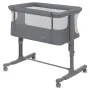 Patut co-sleeper, Lionelo, Aurora, 3 in 1, Cu leganare si setare unghiulara, Saltea cu densitate T25 si geanta transport, Reglabil in 5 pozitii pe inaltime, Pana la 9 kg, 0 luni+, 85x60x66 cm, EN 1130:2019+AC:2020, EN 16890:2, Granit - 5