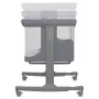 Patut co-sleeper, Lionelo, Aurora, 3 in 1, Cu leganare si setare unghiulara, Saltea cu densitate T25 si geanta transport, Reglabil in 5 pozitii pe inaltime, Pana la 9 kg, 0 luni+, 85x60x66 cm, EN 1130:2019+AC:2020, EN 16890:2, Granit - 14