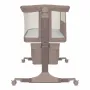 Patut co-sleeper, Lionelo, Jodie, Multifunctional, Reglabil in 6 pozitii pe inaltime, Saltea cu densitate T25, Functie de leganare, Cu plasa de tantari, Buzunar depozitare, Geanta transport,  84x48x70-80 cm, Taupe - 11