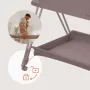 Patut co-sleeper, Lionelo, Luna, 2 in 1, Cu laterala culisanta, Cu setare unghiulara, Cu roti, Reglabil in 6 pozitii pe inaltime, Bej inchis - 18