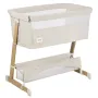 Patut co-sleeper, Lionelo, Thomi Plus, 5 in 1, Multifunctional, Sustine pana la 9 kg ca patut, 15 kg tarc de joaca, 100 kg canapea, Inaltime reglabila in 7 pozitii, De la nastere pana la 4 ani, Cu 2 saltele din spuma T25, 94x70x77-93,5 cm, Bej - 7