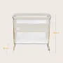 Patut co-sleeper, Lionelo, Thomi Plus, 5 in 1, Multifunctional, Sustine pana la 9 kg ca patut, 15 kg tarc de joaca, 100 kg canapea, Inaltime reglabila in 7 pozitii, De la nastere pana la 4 ani, Cu 2 saltele din spuma T25, 94x70x77-93,5 cm, Bej - 47