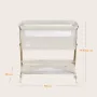 Patut co-sleeper, Lionelo, Thomi Plus, 5 in 1, Multifunctional, Sustine pana la 9 kg ca patut, 15 kg tarc de joaca, 100 kg canapea, Inaltime reglabila in 7 pozitii, De la nastere pana la 4 ani, Cu 2 saltele din spuma T25, 94x70x77-93,5 cm, Bej - 48