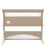 Patut co-sleeper, Lionelo, Thomi Plus, 5 in 1, Multifunctional, Sustine pana la 9 kg ca patut, 15 kg tarc de joaca, 100 kg canapea, Inaltime reglabila in 7 pozitii, De la nastere pana la 4 ani, Cu 2 saltele din spuma T25, 94x70x77-93,5 cm, Maro - 9