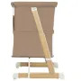 Patut co-sleeper, Lionelo, Thomi Plus, 5 in 1, Multifunctional, Sustine pana la 9 kg ca patut, 15 kg tarc de joaca, 100 kg canapea, Inaltime reglabila in 7 pozitii, De la nastere pana la 4 ani, Cu 2 saltele din spuma T25, 94x70x77-93,5 cm, Maro - 32