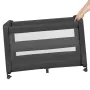 Patut multifunctional, Lionelo, Patty, 5 in 1, 0- 36 luni, Co-sleeper, Tarc de joaca, Patut de calatorie, Laterala rabatabila, 2 trepte reglare saltea, Roti, Husa transport inclusa, Gri - 9