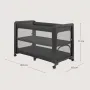 Patut multifunctional, Lionelo, Patty, 5 in 1, 0- 36 luni, Co-sleeper, Tarc de joaca, Patut de calatorie, Laterala rabatabila, 2 trepte reglare saltea, Roti, Husa transport inclusa, Gri - 17