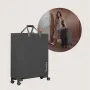 Patut multifunctional, Lionelo, Patty, 5 in 1, 0- 36 luni, Co-sleeper, Tarc de joaca, Patut de calatorie, Laterala rabatabila, 2 trepte reglare saltea, Roti, Husa transport inclusa, Gri - 21
