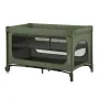Patut pliant, Lionelo, Jasmin Easy Fold, Pana la 15 kg, Usor de pliat, Cu doua nivele, Cu saltea ergonomica T25, Cu intrare laterala cu fermoar, 2 roti cu frana, 123 x 67 cm, Conform cu EN 716, 0-36 luni, Verde - 1