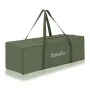 Patut pliant, Lionelo, Jasmin Easy Fold, Pana la 15 kg, Usor de pliat, Cu doua nivele, Cu saltea ergonomica T25, Cu intrare laterala cu fermoar, 2 roti cu frana, 123 x 67 cm, Conform cu EN 716, 0-36 luni, Verde - 20