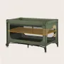 Patut pliant, Lionelo, Jasmin Easy Fold, Pana la 15 kg, Usor de pliat, Cu doua nivele, Cu saltea ergonomica T25, Cu intrare laterala cu fermoar, 2 roti cu frana, 123 x 67 cm, Conform cu EN 716, 0-36 luni, Verde - 26