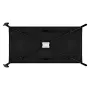 Patut pliant, Lionelo, Stefi, Cu un nivel, Cu intrare laterala cu fermoar, 2 roti, 120x60 cm, Conform cu standardul european de securitate EN 716, Negru - 12