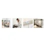 Patut pliant, Lionelo, Sven Plus, 120x60 cm, Cu doua nivele, Cu arcada jucarii, masuta de infasat, vibratii, melodii, conform cu standardele europeane de securitate EN716 si EN12221, Bej Latte - 31