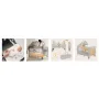 Patut pliant, Lionelo, Sven Plus, 120x60 cm, Cu doua nivele, Cu arcada jucarii, masuta de infasat, vibratii, melodii, conform cu standardele europeane de securitate EN716 si EN12221, Bej Latte - 32
