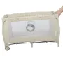 Patut pliant, Lionelo, Sven Plus, 120x60 cm, Cu doua nivele, Cu arcada jucarii, masuta de infasat, vibratii, melodii, conform cu standardele europeane de securitate EN716 si EN12221, Bej Latte - 11