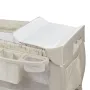 Patut pliant, Lionelo, Sven Plus, 120x60 cm, Cu doua nivele, Cu arcada jucarii, masuta de infasat, vibratii, melodii, conform cu standardele europeane de securitate EN716 si EN12221, Bej Latte - 19