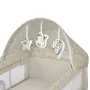 Patut pliant, Lionelo, Sven Plus, 120x60 cm, Cu doua nivele, Cu arcada jucarii, masuta de infasat, vibratii, melodii, conform cu standardele europeane de securitate EN716 si EN12221, Bej Latte - 20