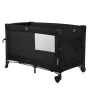 Patut pliant multifunctional, Lionelo, Ellen, Cu laterala culisanta, Nivel suplimentar, Intrare laterala cu fermoar, 2 roti, Saltea pliabila si geanta de transport incluse, 0- 36 luni, Pana la 15 kg, 120x60 cm, Conform cu  EN 716, Negru - 8