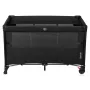 Patut pliant multifunctional, Lionelo, Ellen, Cu laterala culisanta, Nivel suplimentar, Intrare laterala cu fermoar, 2 roti, Saltea pliabila si geanta de transport incluse, 0- 36 luni, Pana la 15 kg, 120x60 cm, Conform cu  EN 716, Negru - 9