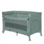 Patut pliant multifunctional, Lionelo, Ellen, Cu laterala culisanta, Nivel suplimentar, Intrare laterala cu fermoar, 2 roti, Saltea pliabila si geanta de transport incluse, 0- 36 luni, Pana la 15 kg, 120x60 cm, Conform cu  EN 716, Verde - 1