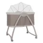 Patut si balansoar portabil Lionelo, Gaya 2 in 1, cu functie de leganat si muzica, 3 viteze de leganat reglabile, saltea T25, controlat prin telecomanda sau panou, pana la 9 kg, 0 luni+, 93 x 68 x 81 cm, bej latte - 2
