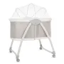 Patut si balansoar portabil Lionelo, Gaya 2 in 1, cu functie de leganat si muzica, 3 viteze de leganat reglabile, saltea T25, controlat prin telecomanda sau panou, pana la 9 kg, 0 luni+, 93 x 68 x 81 cm, bej sand - 2