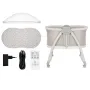 Patut si balansoar portabil Lionelo, Gaya 2 in 1, cu functie de leganat si muzica, 3 viteze de leganat reglabile, saltea T25, controlat prin telecomanda sau panou, pana la 9 kg, 0 luni+, 93 x 68 x 81 cm, bej sand - 15