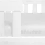 Patut tip casuta din lemn junior, 160x80 cm, Pana la 70 Kg, Cu bariera de protectie, Conform cu EN 716-1:2008, EN 716-2:2008, New Baby, Castello, White - 9